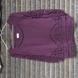 Meadow Rue Plum Blouse